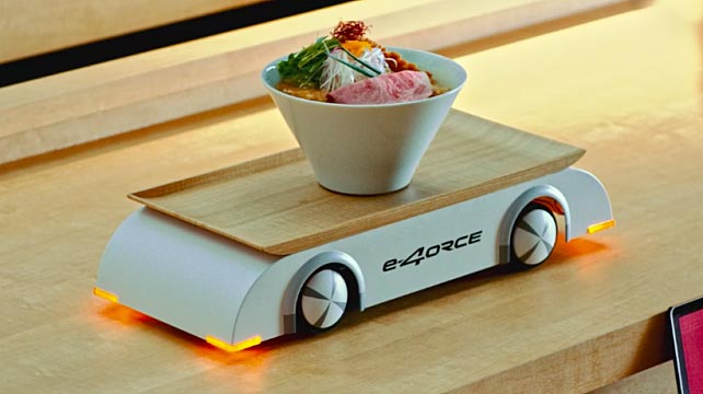 日產e-4ORCE技術完美“配送”拉面！