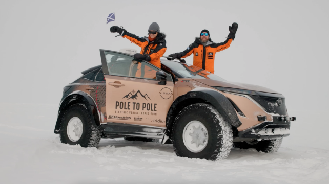 創造不凡！ARIYA艾睿雅成為史上首臺成功跨越南北兩極的純電動車！